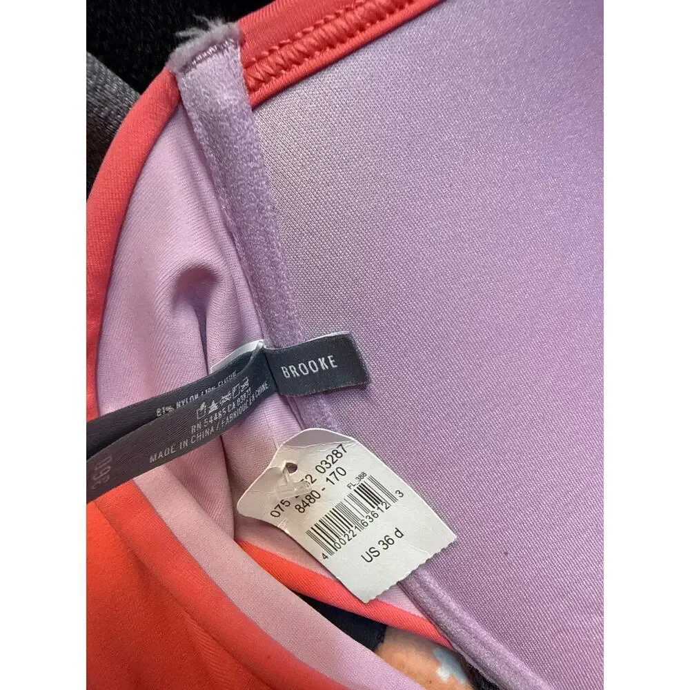 AERIE - NEW WITH TAGS- BIKINI TOP - bra sized 36D , style BROOKE